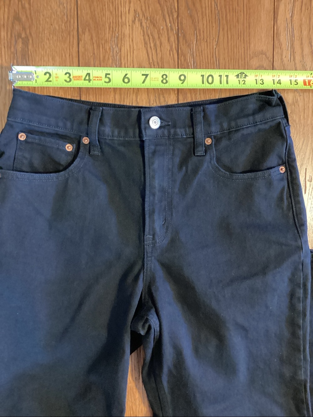 Abercrombie & Fitch black High Rise 90s Relaxed Jeans. Women’s size 27 long - Picture 7 of 14